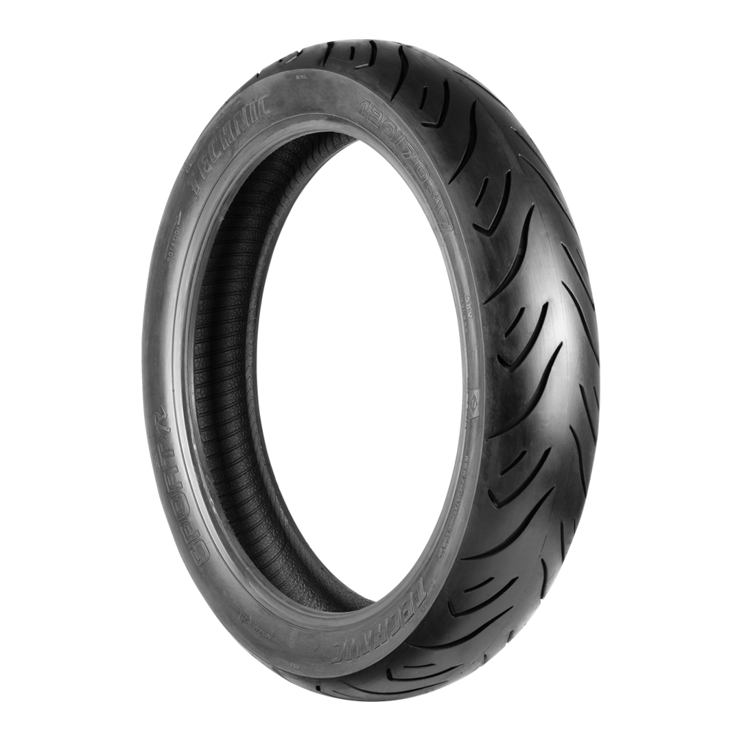 Pneu p/ moto aro 17 * 120/70-17 - diant. hornet, cb 500f, xj6, mt 07, triumph 675, kawasaki z 750, bmw f800r e similares (sport r) s/câm.